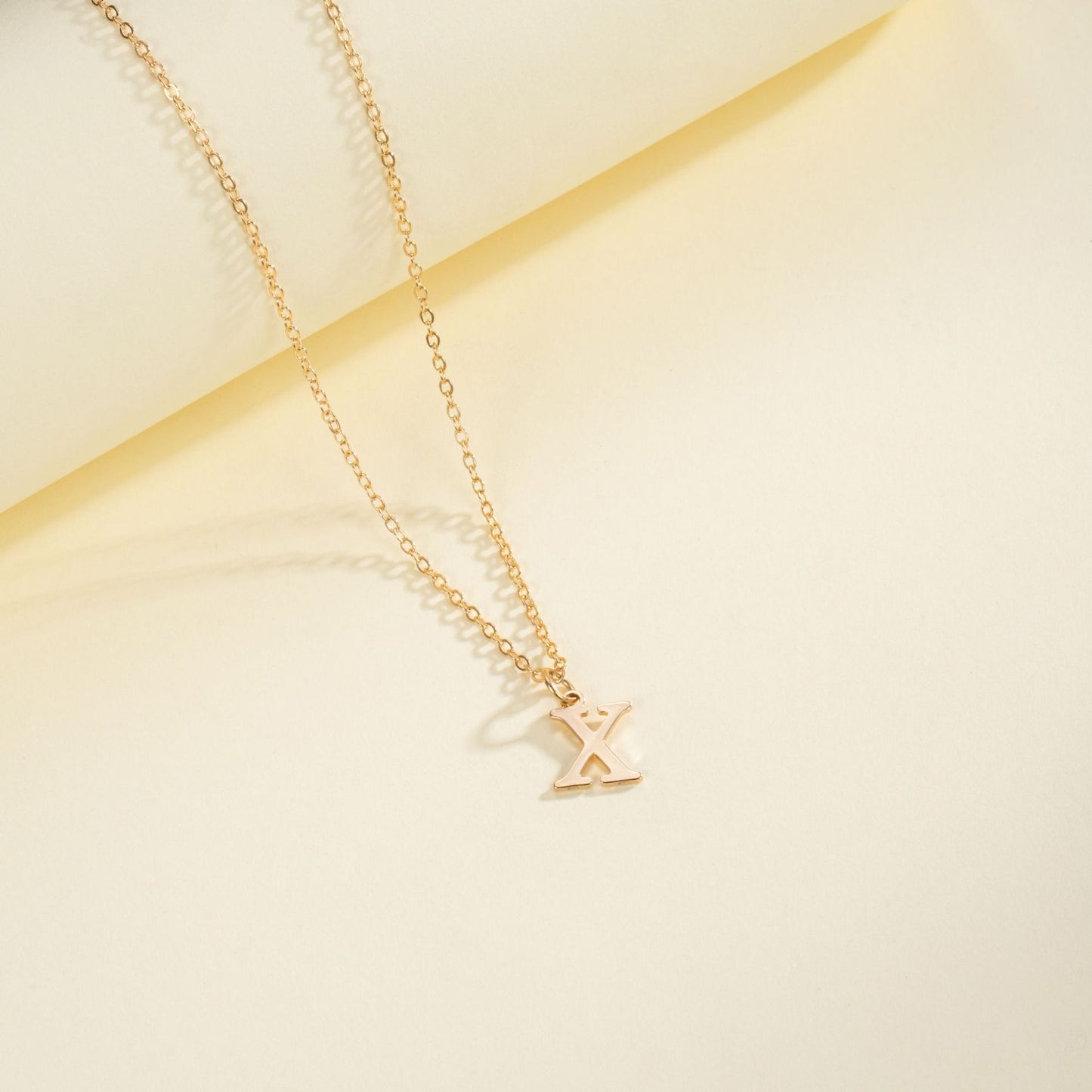 English Letter Necklace Female