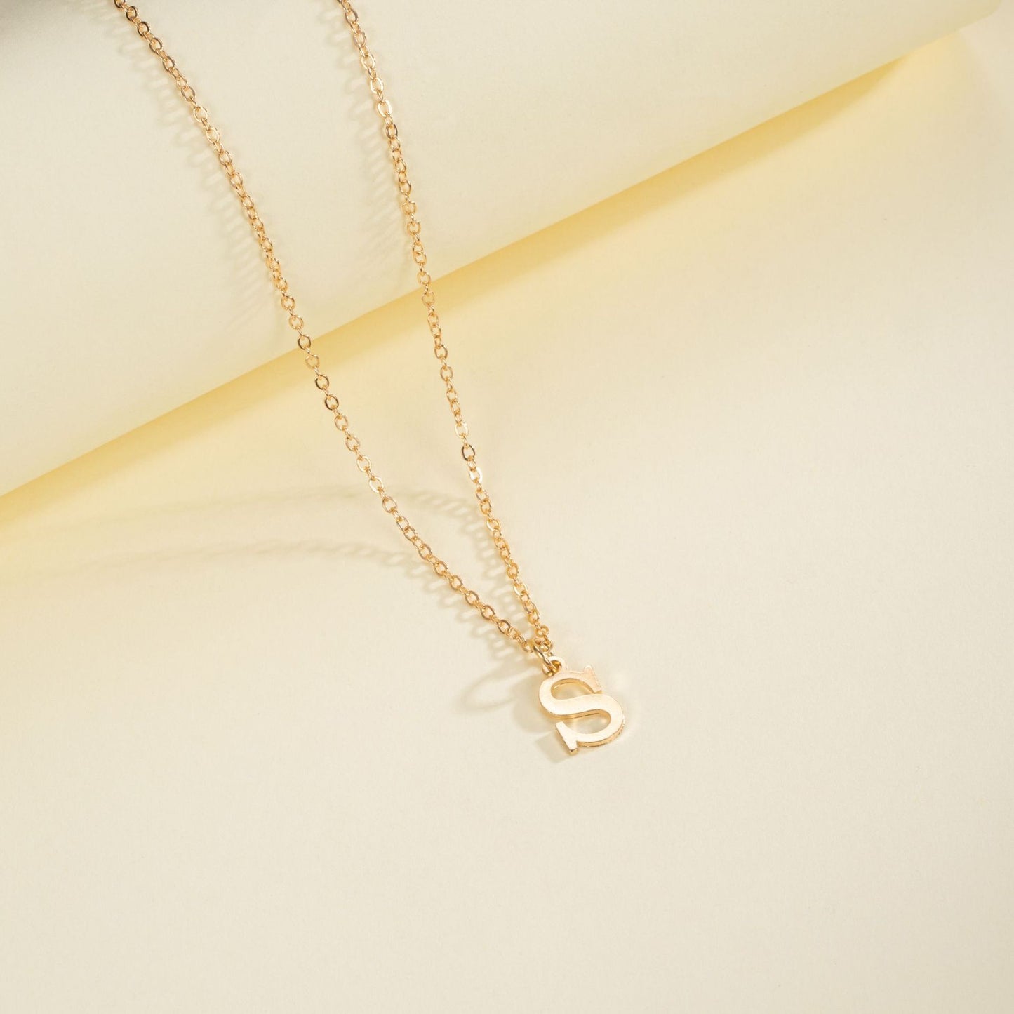 English Letter Necklace Female