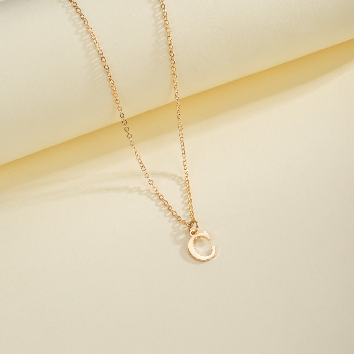 English Letter Necklace Female