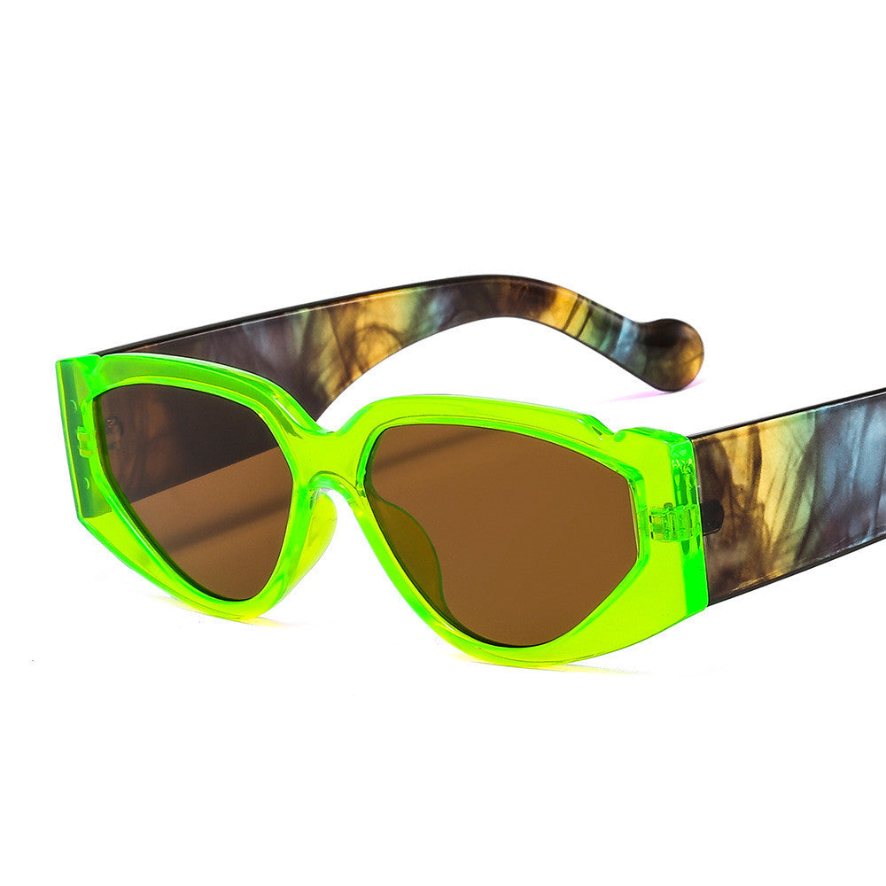 Personality Color Plastic Sunglasses, Trendy Sunglasses For Men And Women, sunglasses