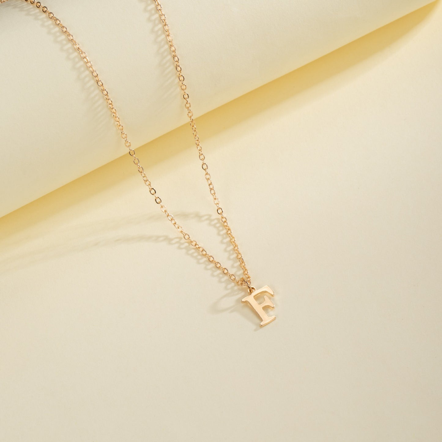 English Letter Necklace Female