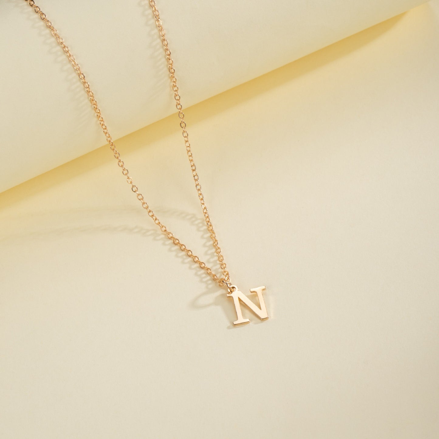 English Letter Necklace Female