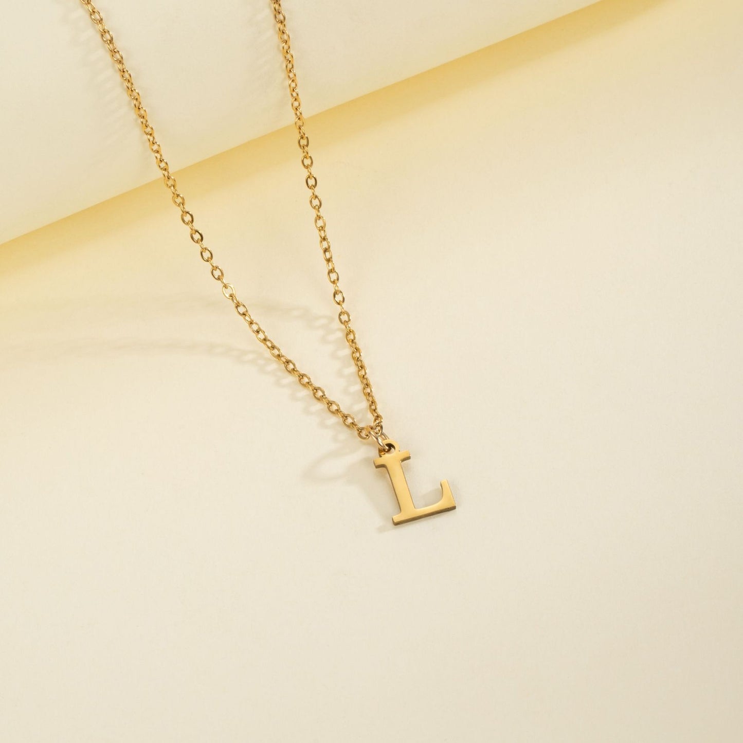 English Letter Necklace Female
