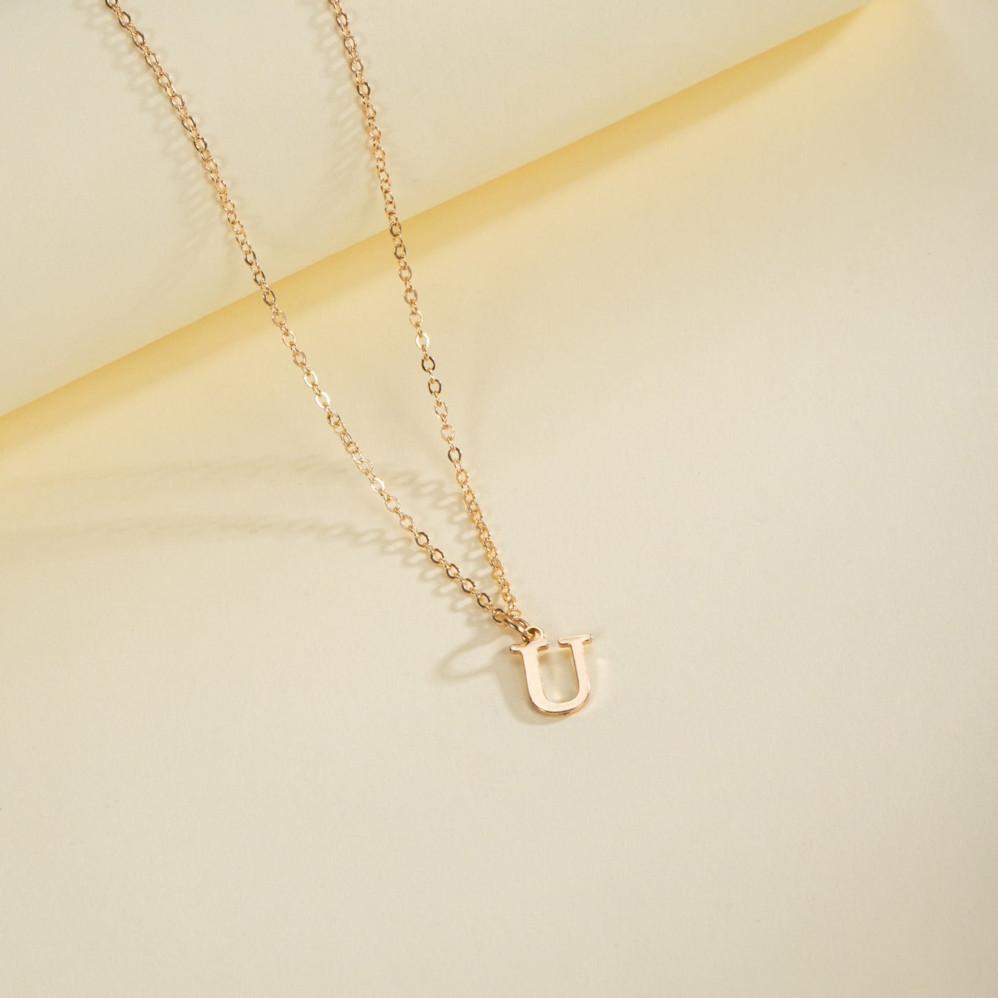English Letter Necklace Female