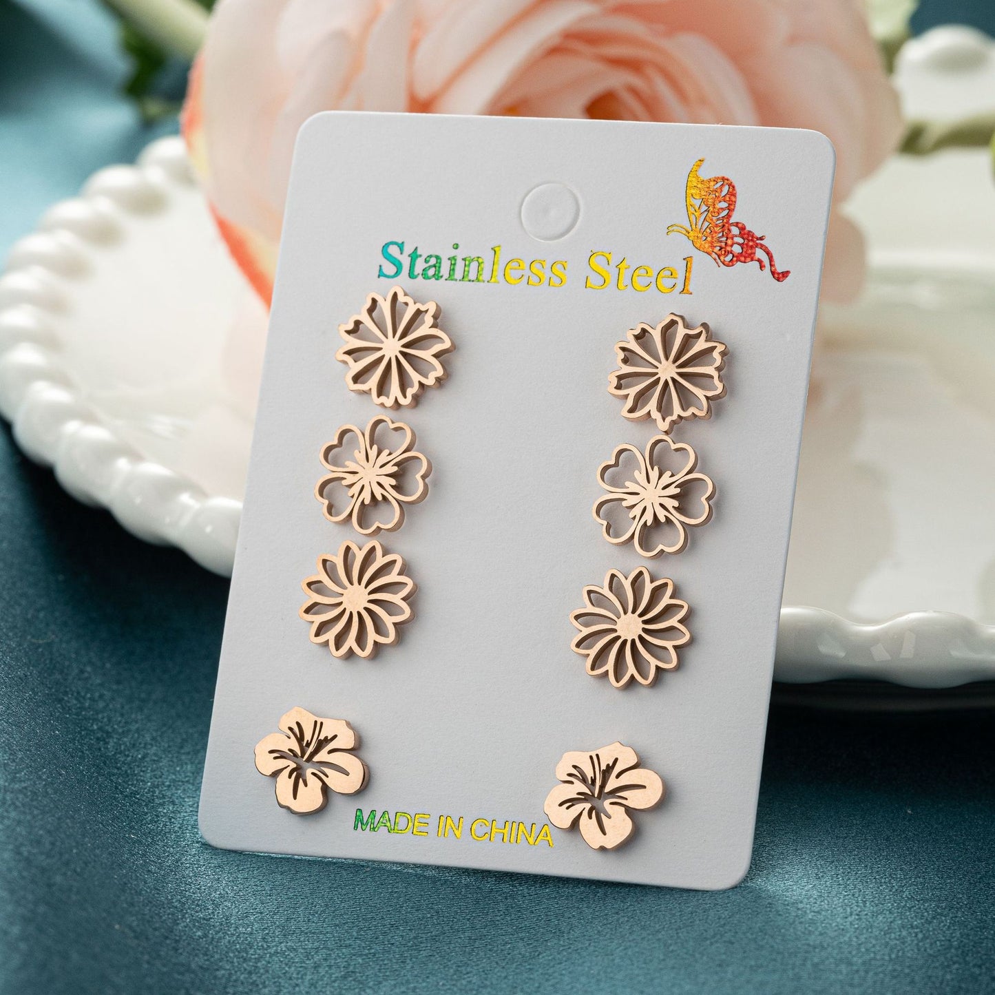 Fashion Simulation Stud Earrings Little Suit ,eartops
