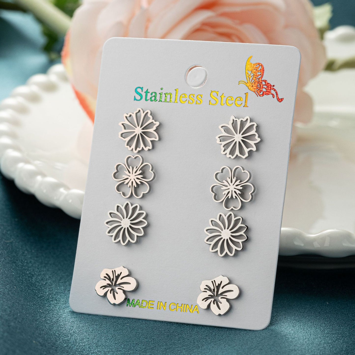 Fashion Simulation Stud Earrings Little Suit ,eartops