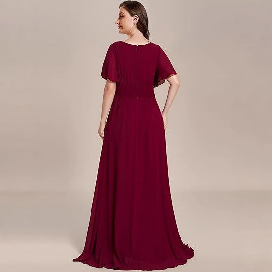 Slimming Party Evening Dress Grandeur Design , party dress ,long dress