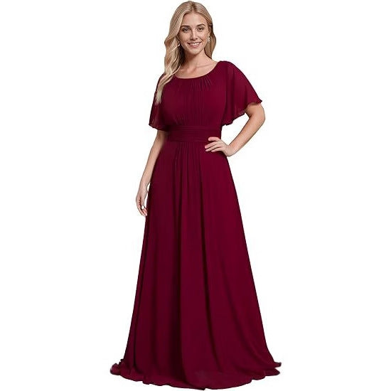 Slimming Party Evening Dress Grandeur Design , party dress ,long dress
