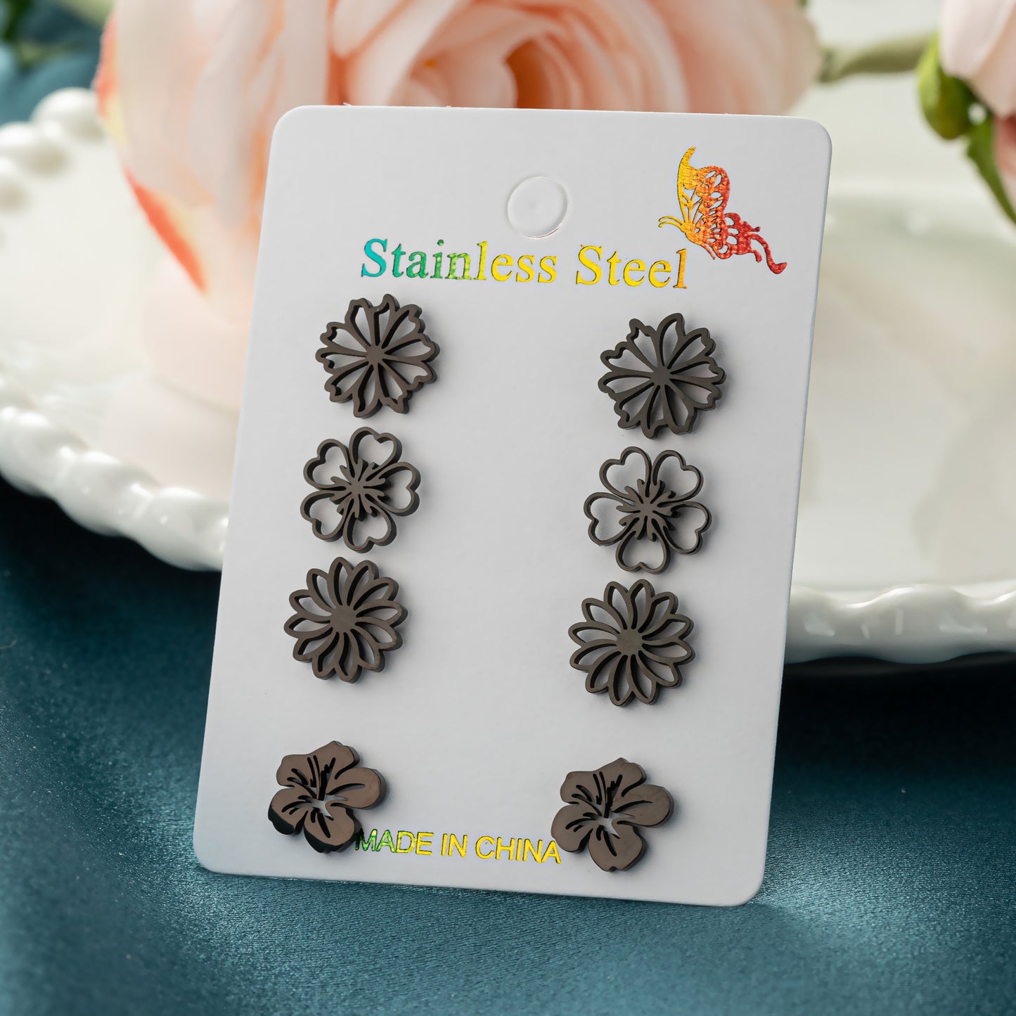 Fashion Simulation Stud Earrings Little Suit ,eartops