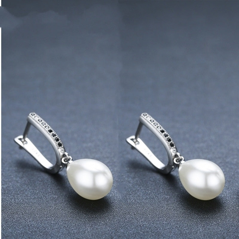 Popular Accessories Circle Full Rhinestone Zircon Earrings