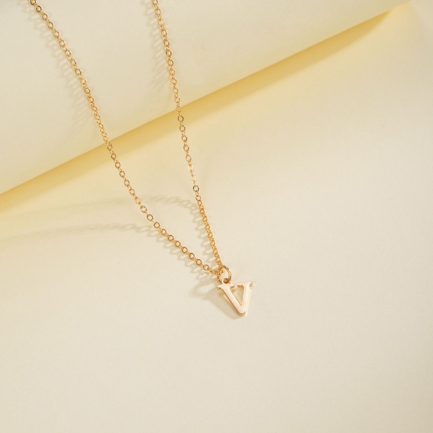 English Letter Necklace Female