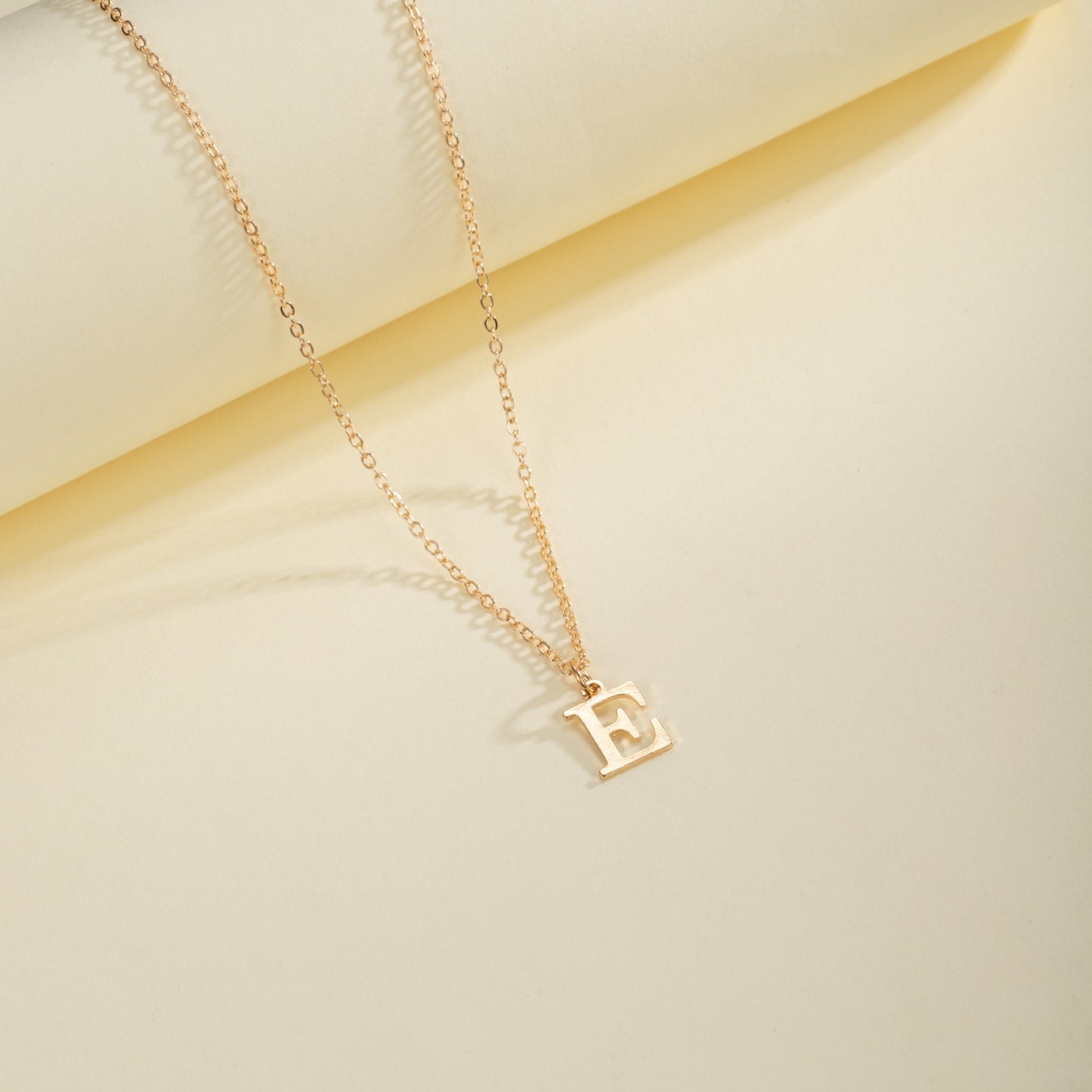 English Letter Necklace Female