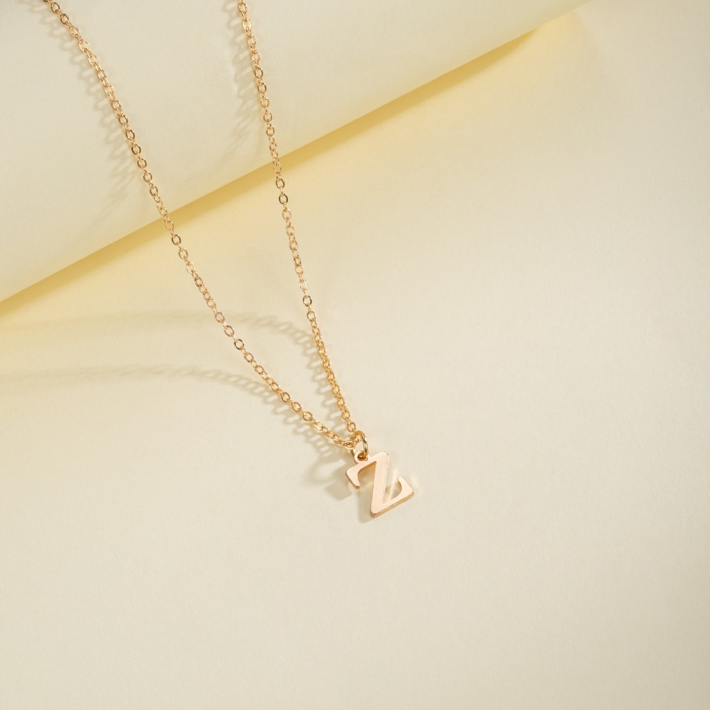 English Letter Necklace Female