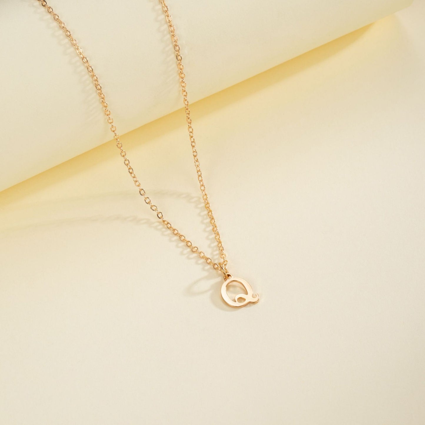 English Letter Necklace Female