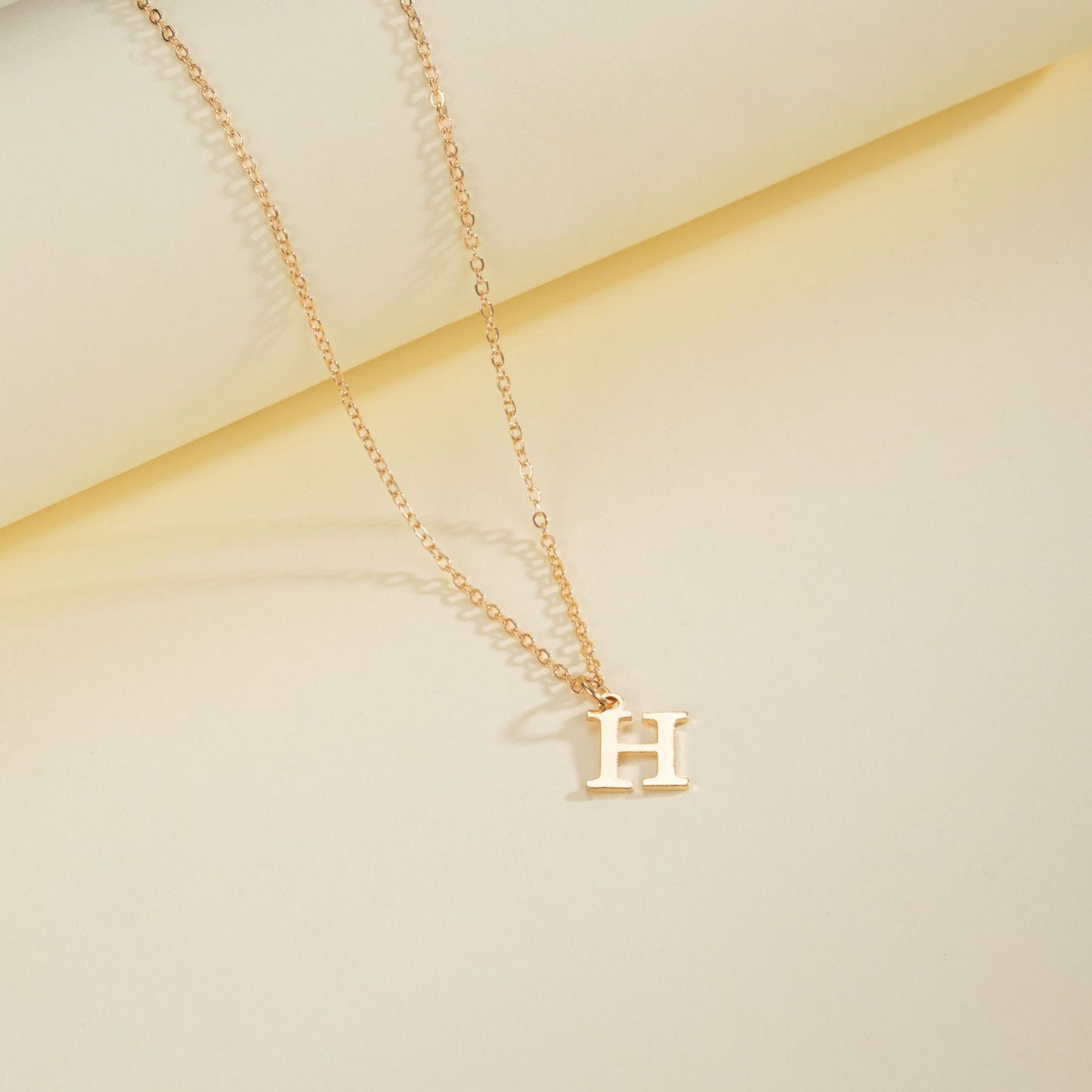 English Letter Necklace Female