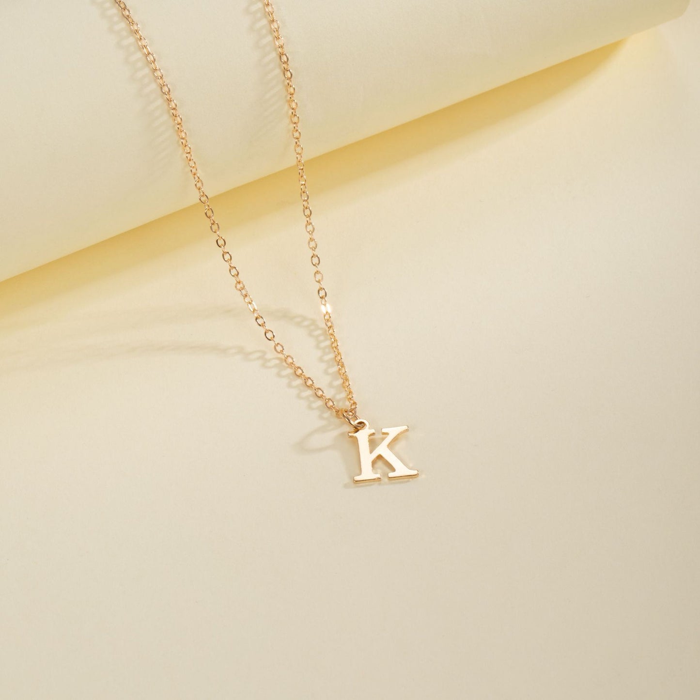 English Letter Necklace Female