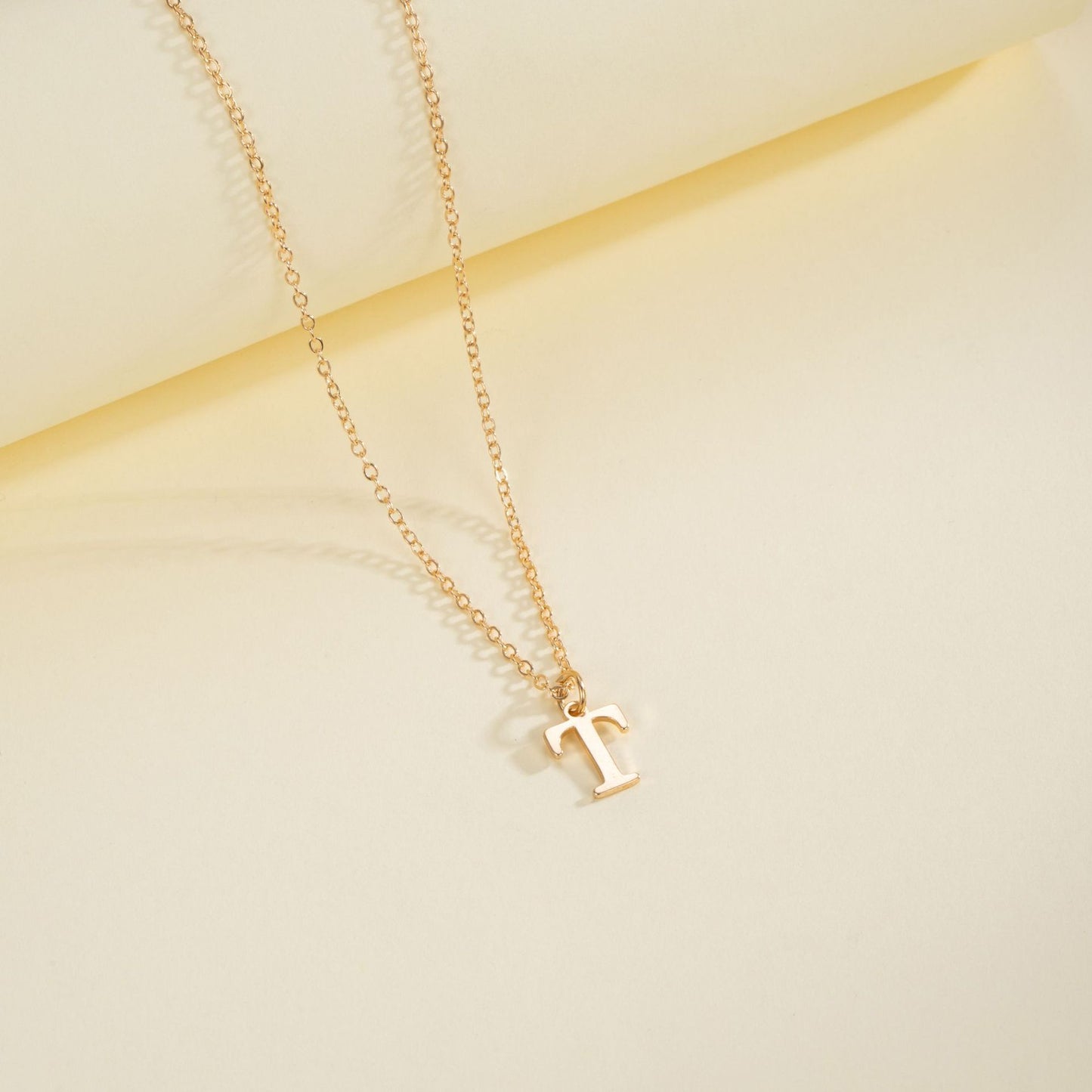 English Letter Necklace Female