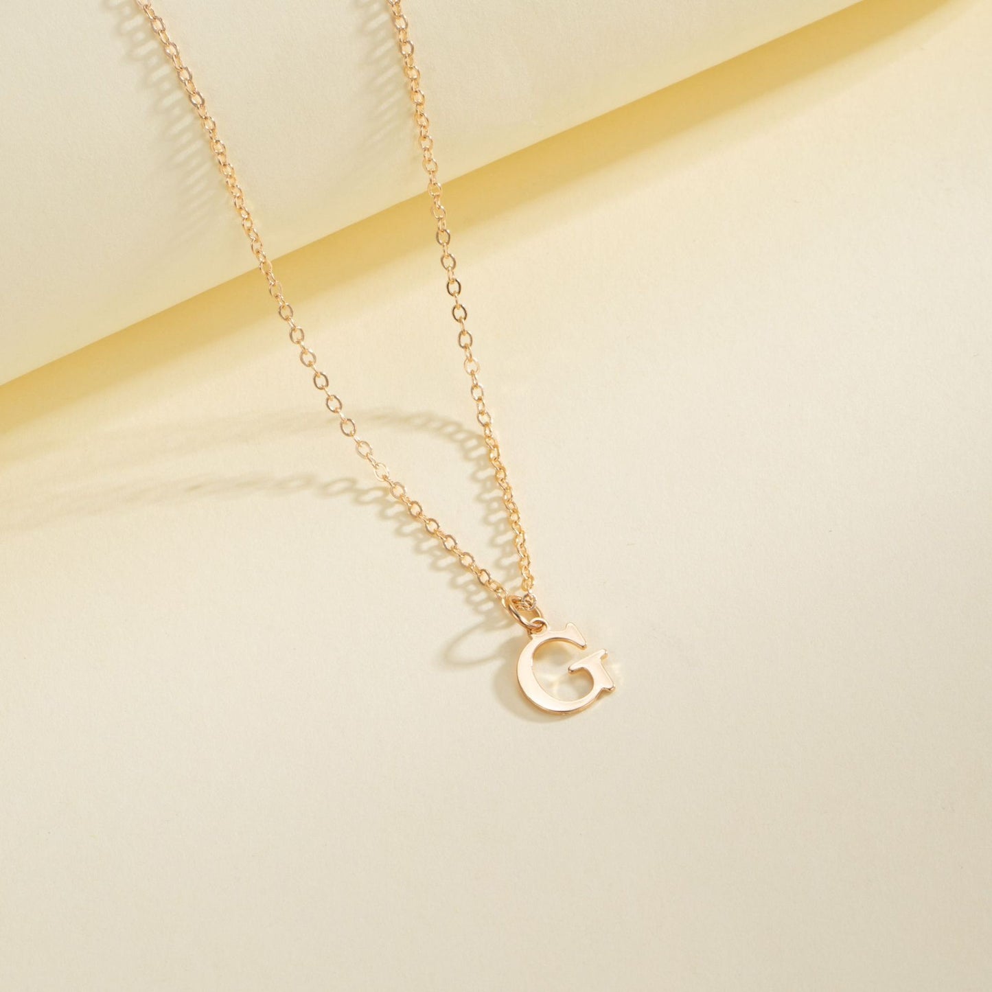 English Letter Necklace Female