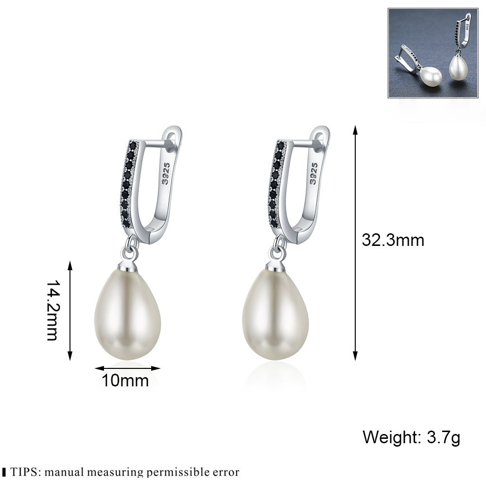 Popular Accessories Circle Full Rhinestone Zircon Earrings