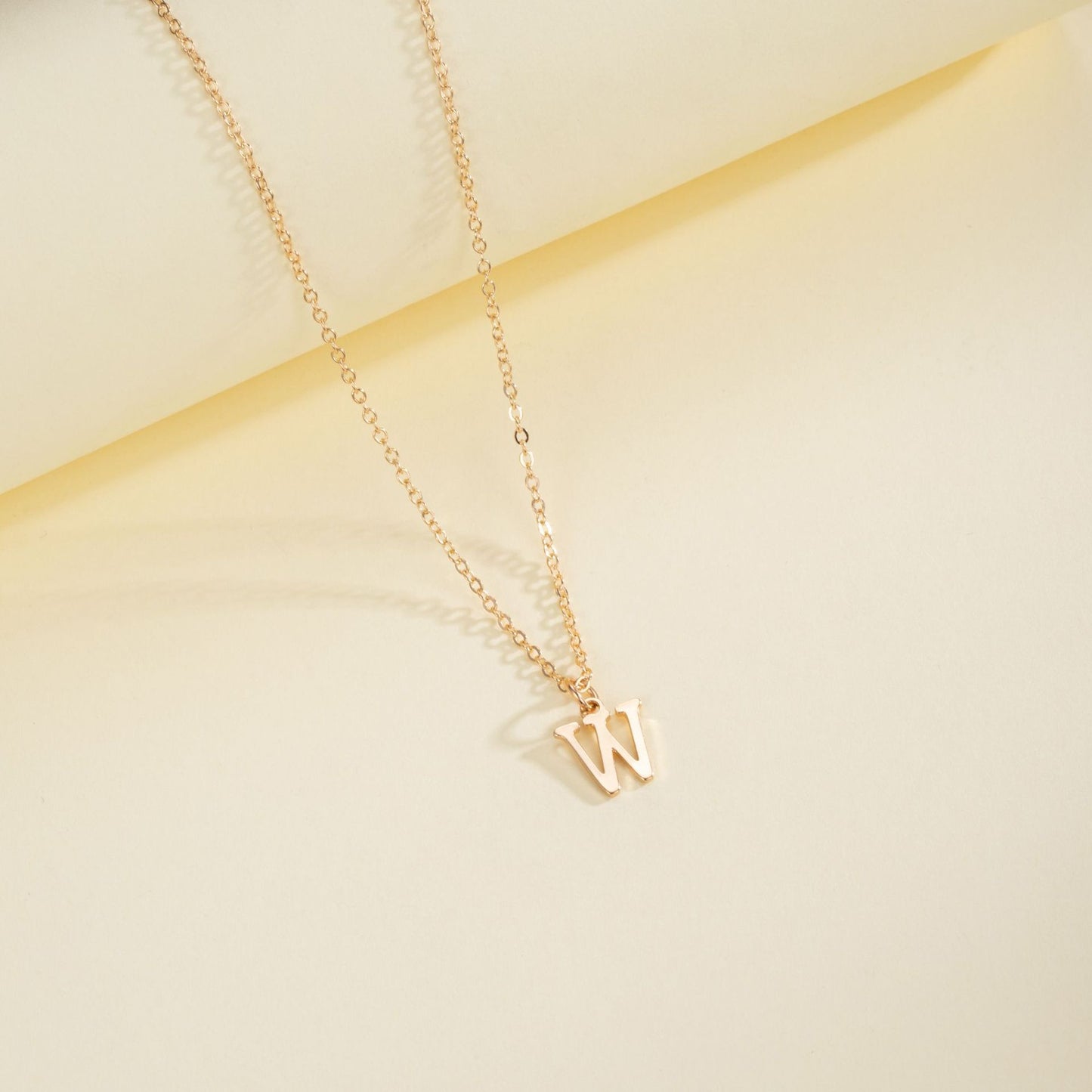English Letter Necklace Female