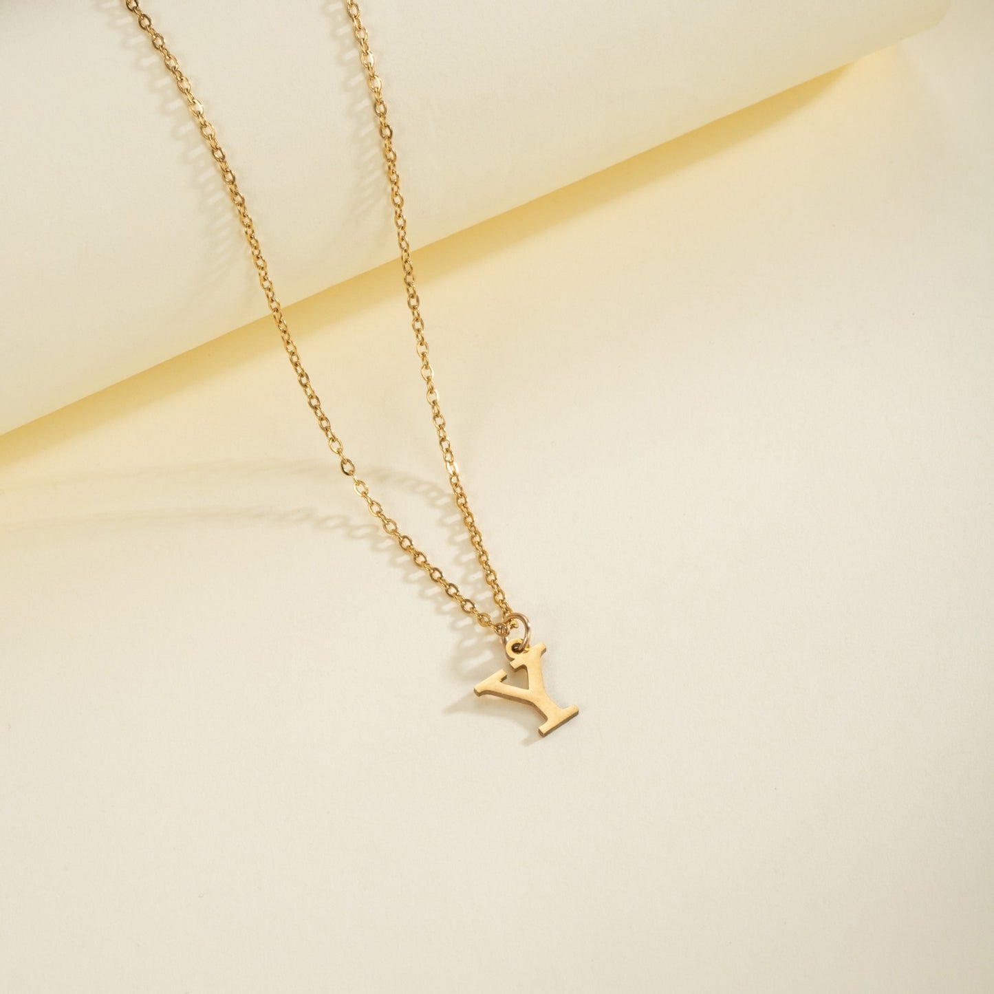 English Letter Necklace Female