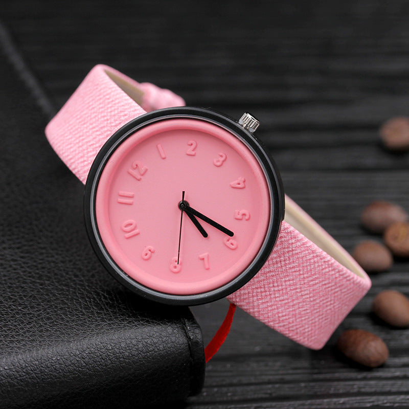 Creative ladies quartz watch,coloured watches