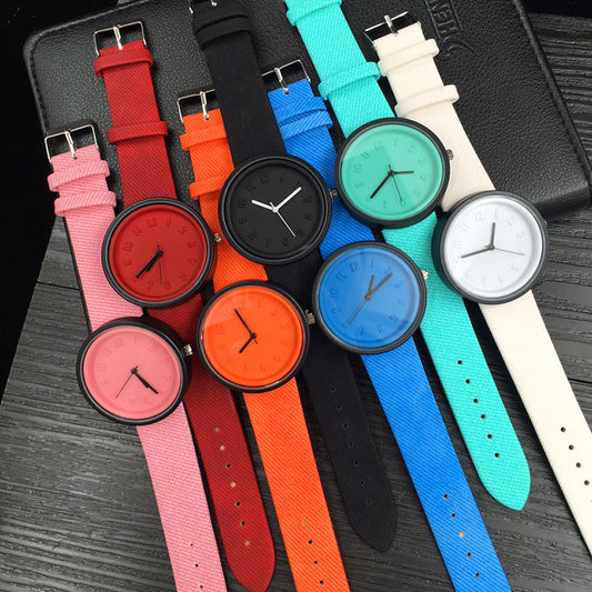 Creative ladies quartz watch,coloured watches