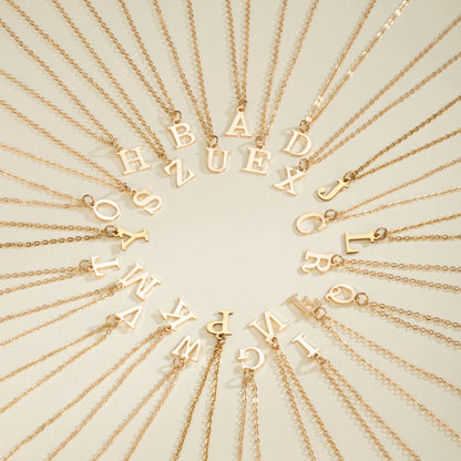 English Letter Necklace Female