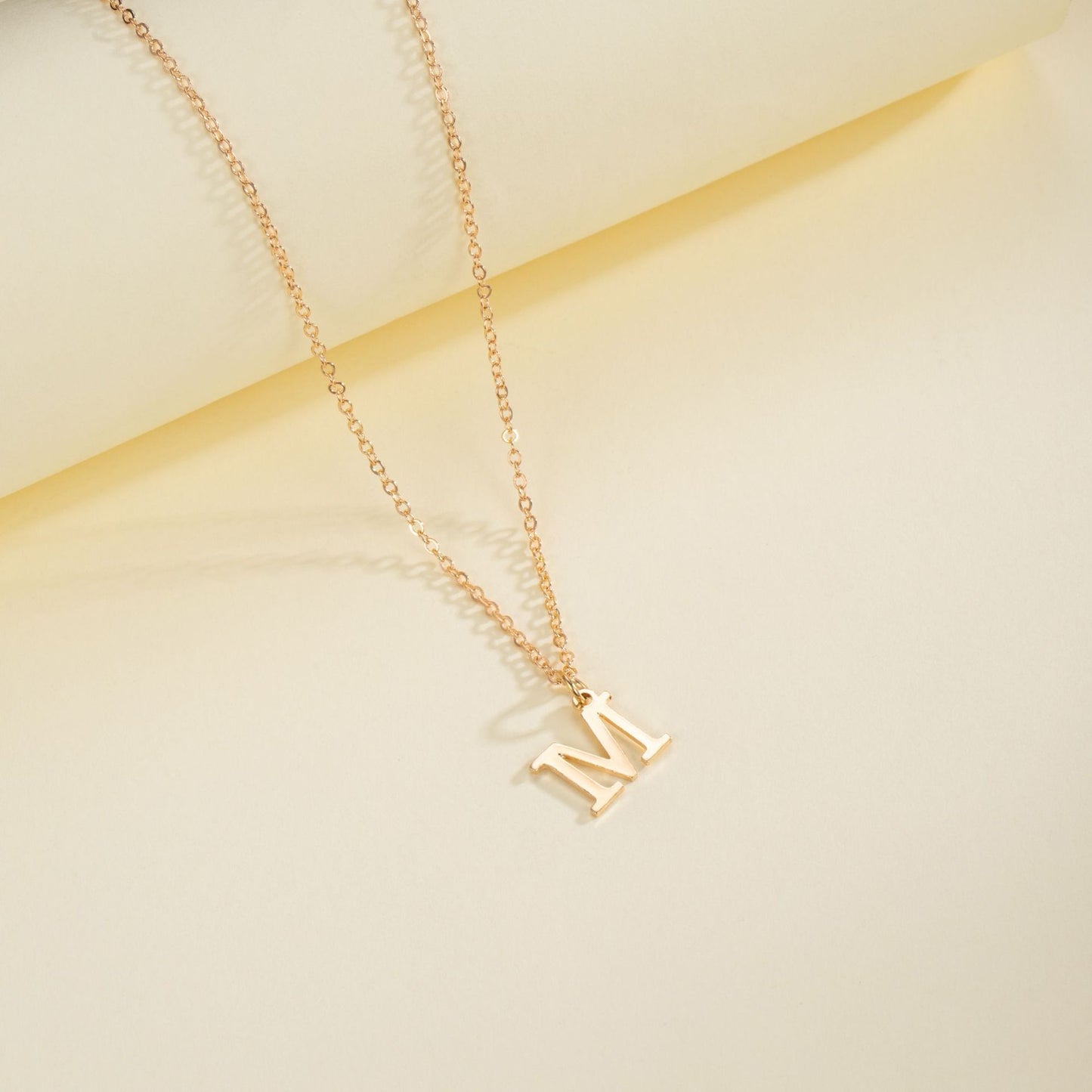 English Letter Necklace Female