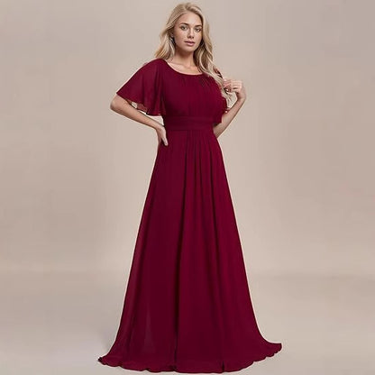 Slimming Party Evening Dress Grandeur Design , party dress ,long dress