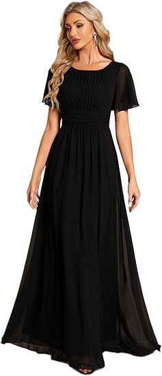 Slimming Party Evening Dress Grandeur Design , party dress ,long dress