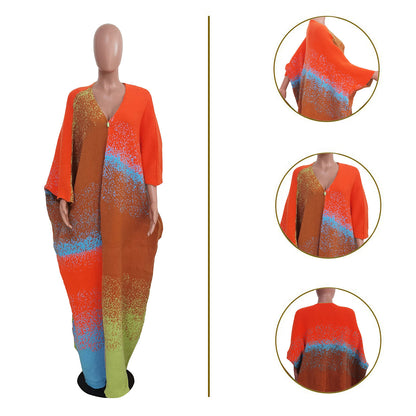 Casual Loose Knitted Long Women's Coat , jersey