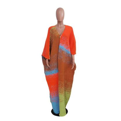 Casual Loose Knitted Long Women's Coat , jersey